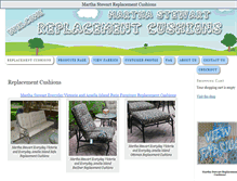 Tablet Screenshot of marthastewartreplacementcushions.com